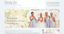 Desktop Screenshot of beautyonthemove.com